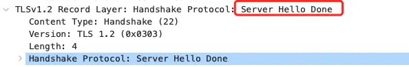 Server Hello Done